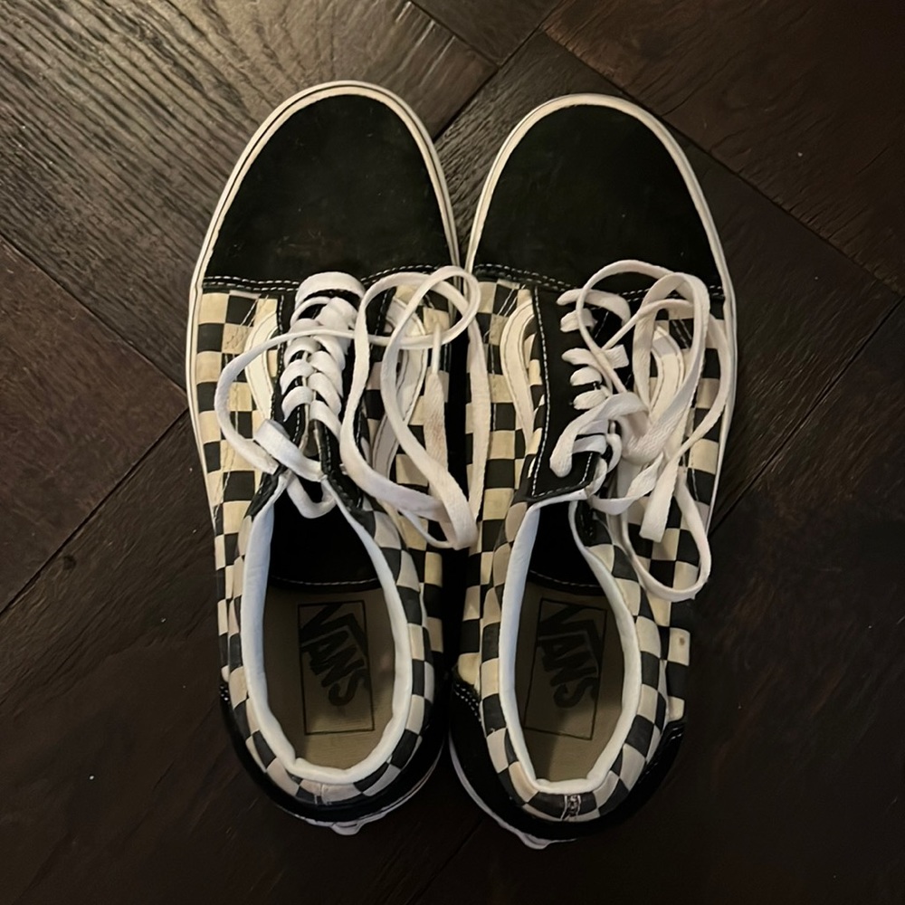 Vintage checker vans